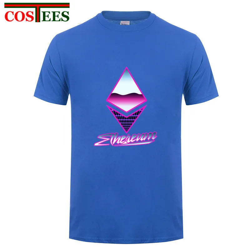 Ethereum Logo T-Shirt homme 80s 90s retro cool Summer Fashion Funny T Shirt Neon Rainbow Ethereum Virtual CryptoCurrency T-shirt Ethereum Logo T-Shirt homme 80s 90s retro cool Summer Fashion Funny T Shirt Neon Rainbow Ethereum Virtual CryptoCurrency T-shirt