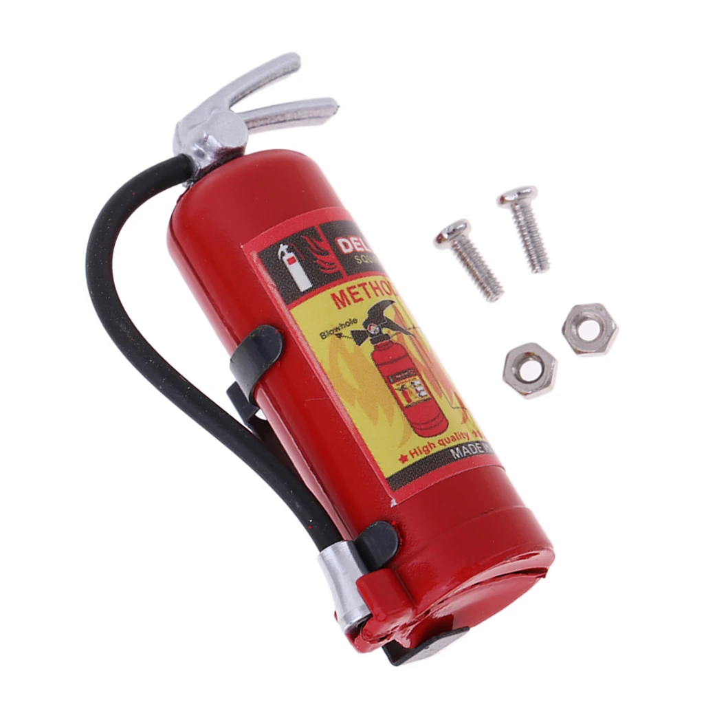 MagiDeal 1/10 Scale RC Vehicle Toy Crawlers Fire Extinguisher for Traxxas SCX10 D110 D90 Accessory