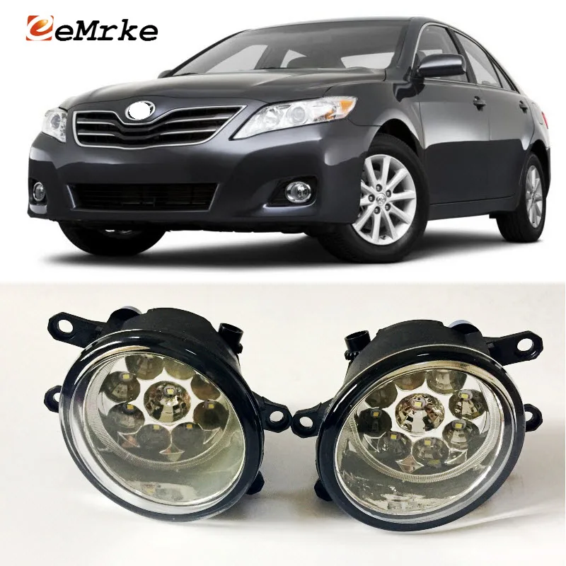 EEMRKE автомобиль-Стайлинг для Toyota Camry XV40 2006-2011 9 штук светодиодные галогенные Противотуманные фары для автомобилей 12В 55 Вт противотуманная фара