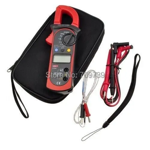 

UNI-T UNIT UT202 Digital Auto Range Clamp Multimeter Tester DMM AC DC Volt Temp