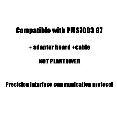 Высокоточный датчик цифровой PLANTOWER PM2.5 PMS7003 G7 с адаптером и кабелем PM2.5 лазерный датчик - Цвет: Фиолетовый