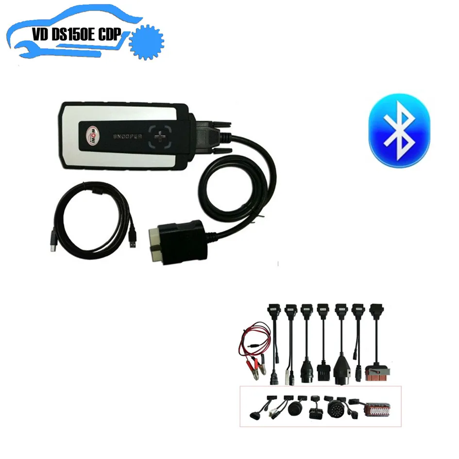 

wow snooper cdp with 5.008 R2 keygen nec relay bluetooth cdp pro plus+8pcs full set car cable for delphis vd ds150e cdp