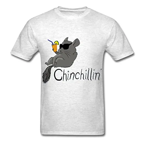100% Cotton Straight 2017 Summer Sleeves Fashion Cheap T Shirts Chinchillin Crew Neck Men Short Top Shirt | Мужская одежда