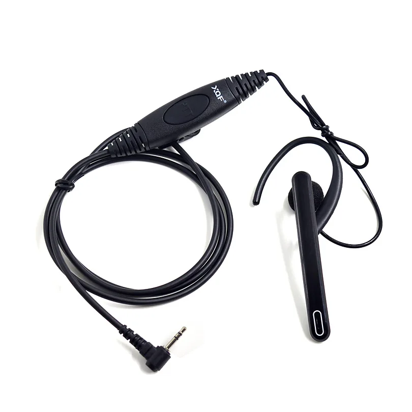 

XQF 2.5mm 1 Pin Clip Ear Earpiece Headset PTT Mic for Motorola Talkabout Portable Radio TLKR T5 T7 T8 T60 T80 Walkie Talkie