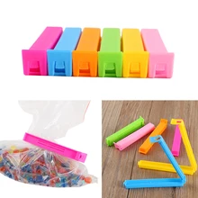 20 Вт, 30 шт., новинка, разные цвета! Портативные Кухонные зажимы для хранения продуктов питания уплотненные зажимы для сумок герметик Зажим пластиковый инструмент