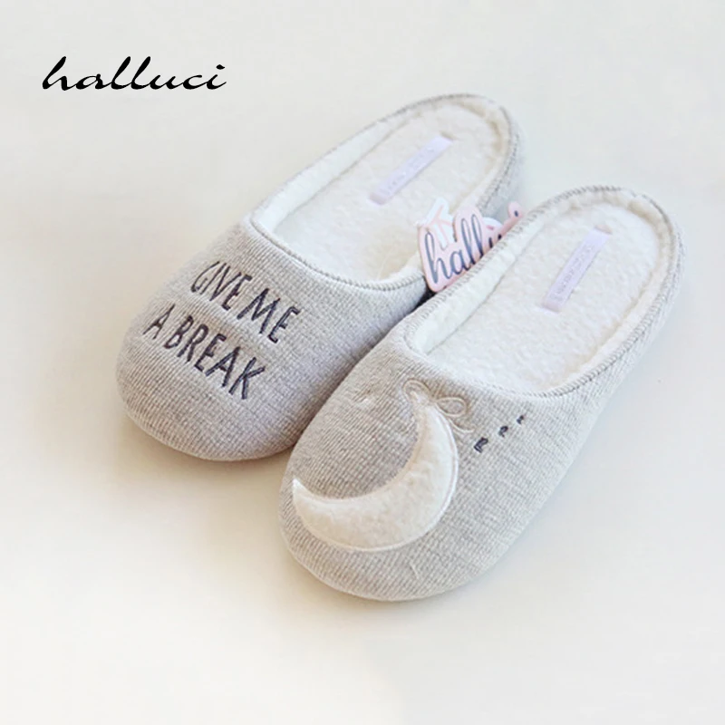 

New Cotton Home Slippers Women Indoor Shoes For Girls Ladies Bedroom House Slipper Adult Guest Warm Winter Soft Bottom Flats