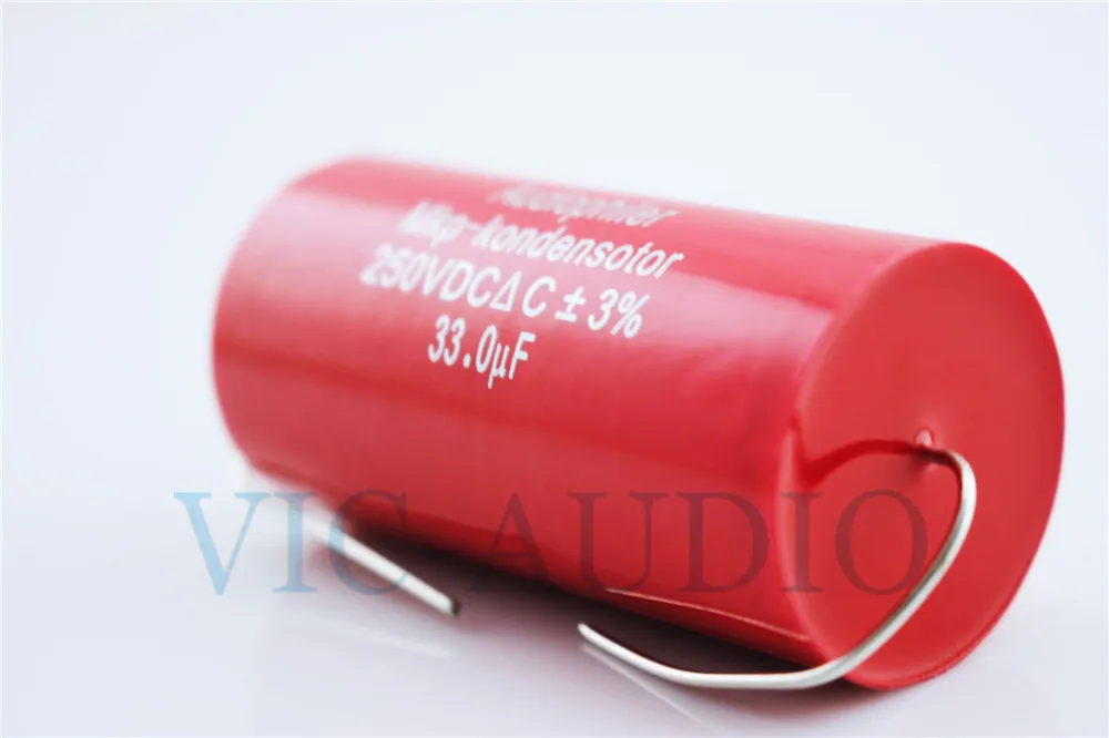 Audiophiler MKP Kondensotor 250VDC 33UF Capacitance 33.0UF 3/% Audio Capacitor