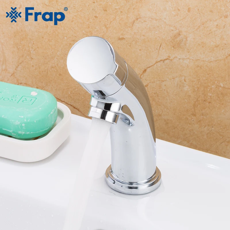 

Frap Basin Faucet bathroom Single Handle 304 stainless steel Single Hole Tap Basin Single Cold Water Faucet Basin Mixer Sink