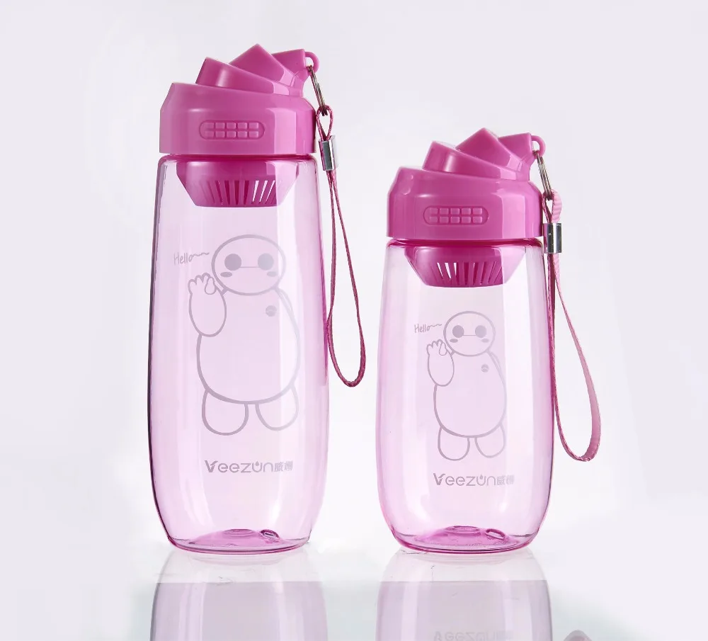

1PC Hot Sports Bounce Cover Water Bottles 450ml Healthy Plastic Cycling Outdoor Travel Bottle My Water Bottle Shaker JA 0011