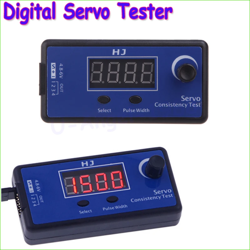 1pc HJ Digital Servo Tester ESC Consistency Tester for RC Helicopter Airplane Car RC Helicopter Tester