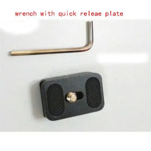 Mini Black Quick Release Plate for Tripod Ball Head Compatible with Arca RRS Manfrotto Gitzo Benro Clamps | Электроника