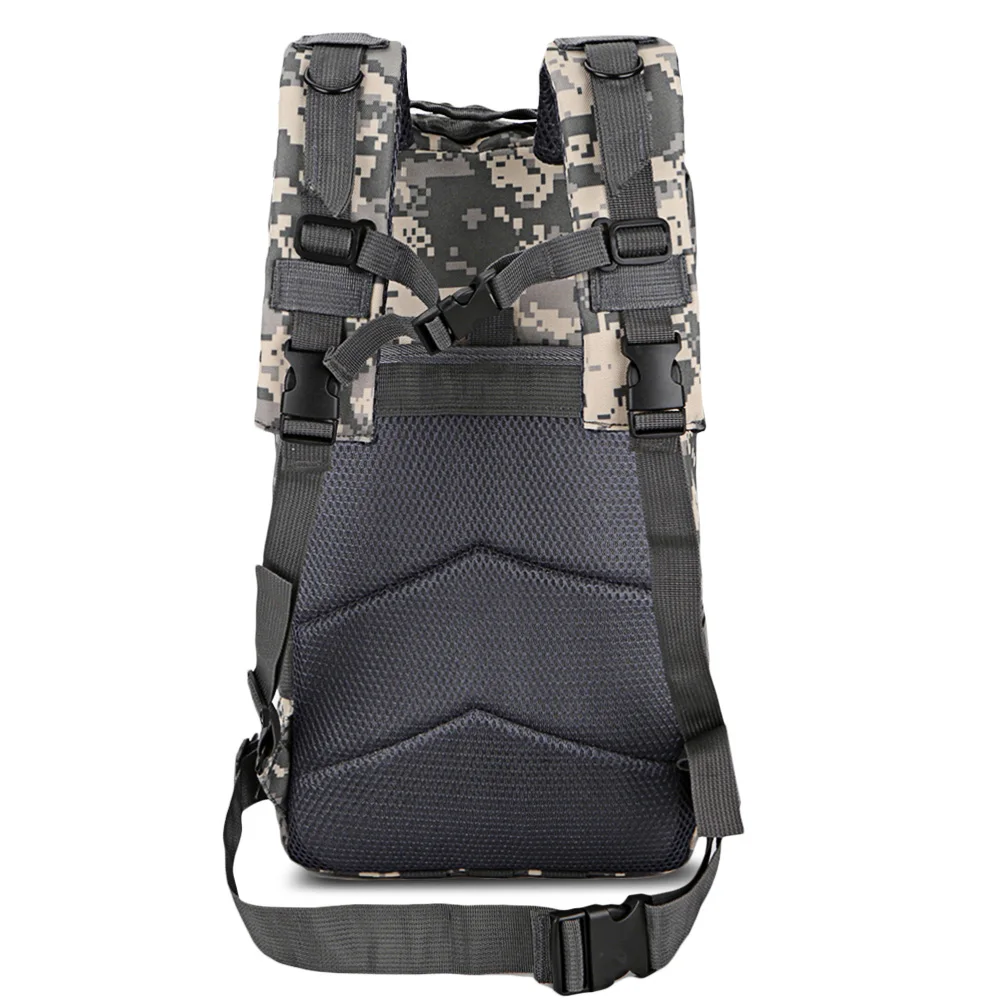 Men Military Tactical Backpack 25L 3 Day Assault Pack Army 600D Molle Bug Out Bag Trekking Camping Hiking Outdoor Small Rucksack