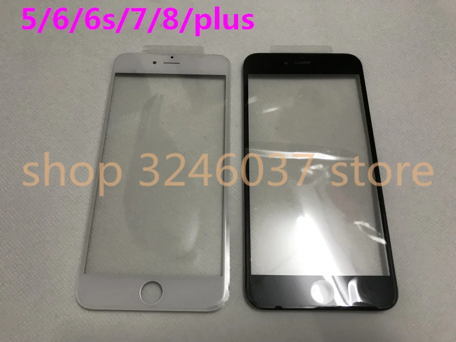 5 шт. холодный пресс 3 в 1 переднее стекло с рамкой OCA для iphone 5s 5c 6 6s 7 7g 8 8p plus ремонт