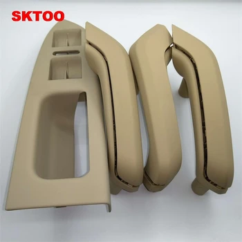 

SKTOO 7pcs SET Black Beige Inner Door Handle Trim for Volkswagen Touran Caddy 2003-2016 1T1867371H 1T1 867 371 H 1T0867171C