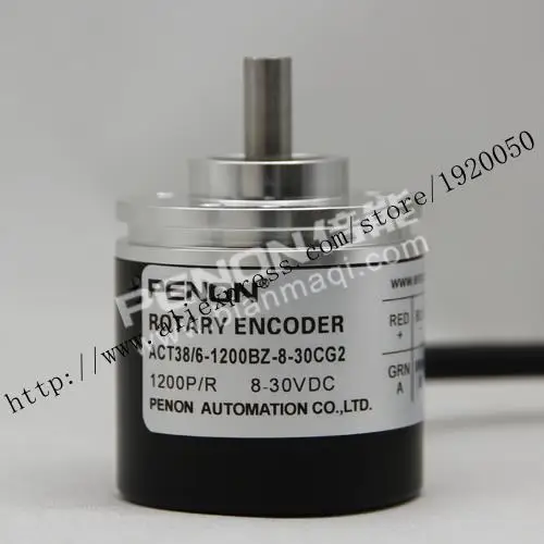 

ACT38 / 6-1200BZ-8-30CG2 1200 line rotary encoder performance stable solid shaft 6mm