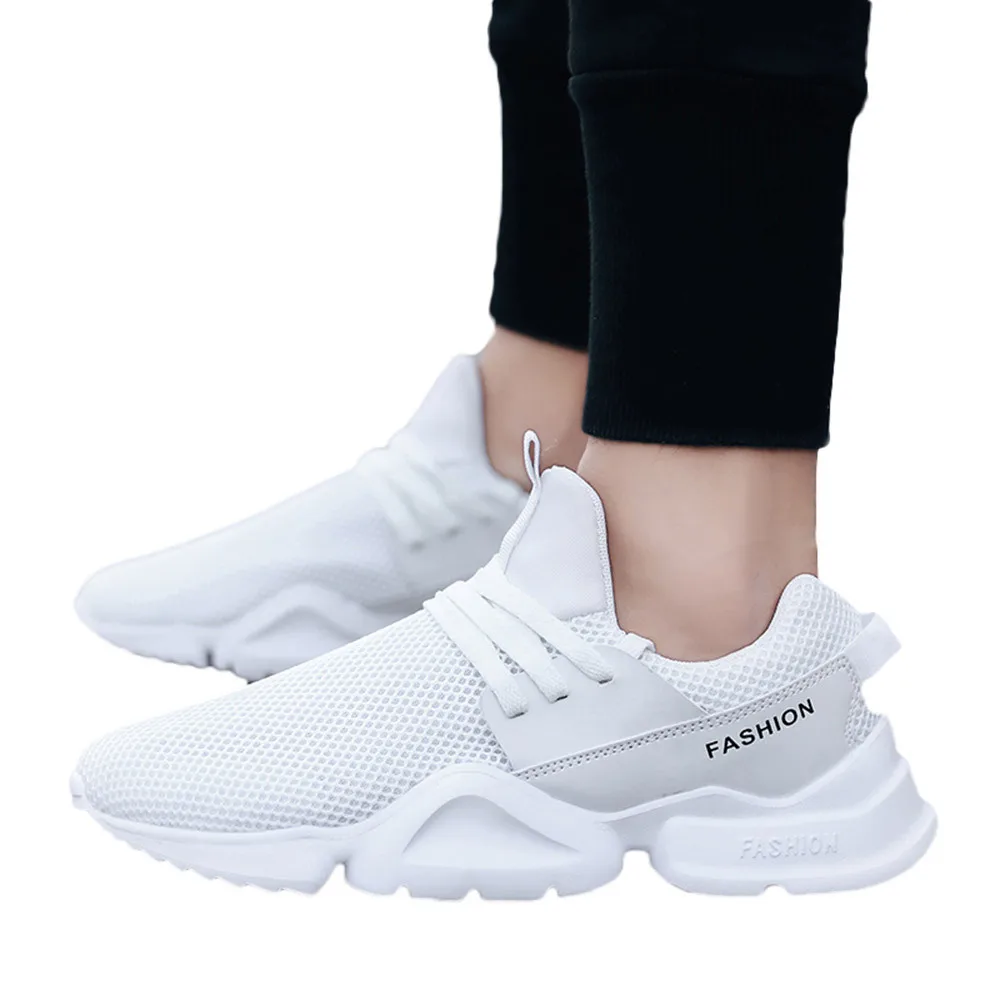 

Men Shoes Sneakers Casual Men's Lace-Up Sport Running Shoes Wear Resistant Light Breathable Sneaker In Running Shoes Sneakers