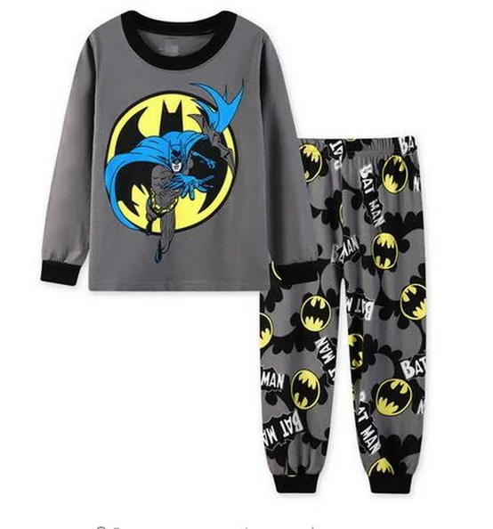 Новое поступление, костюмы Пижама «Супермен» для маленьких мальчиков, детские пижамы, детские пижамы с принтом, пижамы, комплекты одежды с героями мультфильмов, YW195 - Цвет: STYLE  13