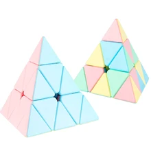 Треугольная классическая профессиональная скоростная пирамида, магические кубики, головоломка, cubo magico, вращающаяся игра, игрушка, развивающий подарок, игрушки для детей