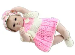 20 ''Прекрасный Малыш Силиконовые-куклы Reborn/Reborn-куклы-Младенцы игрушки для детская одежда для девочек игрушки bonecas