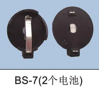 HIKOCHI BS-2CR2032-7 CR2032-7 2 монеты держатель батареи горизонтальный провал BS-7