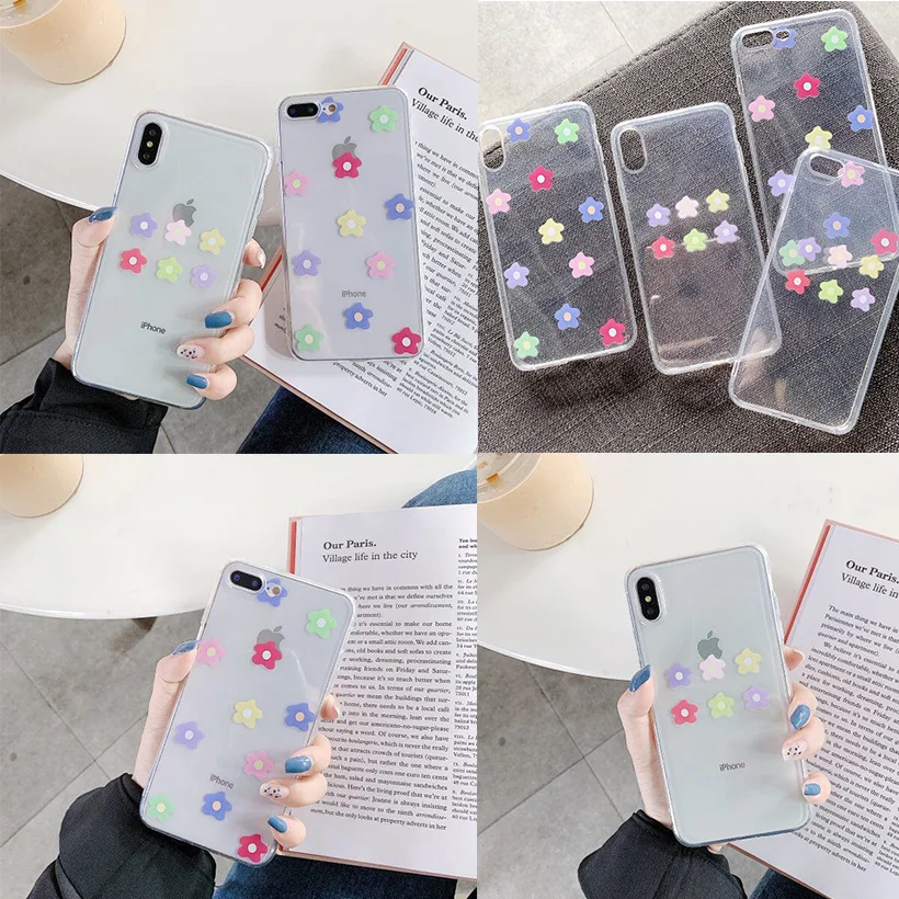 Flower Cases For Xiaomi Mi 9 SE Play 8 Lite A2 6X 5X A1 6 Max 3 Pro Mix 2S 2 Silicone Cover Bumper |