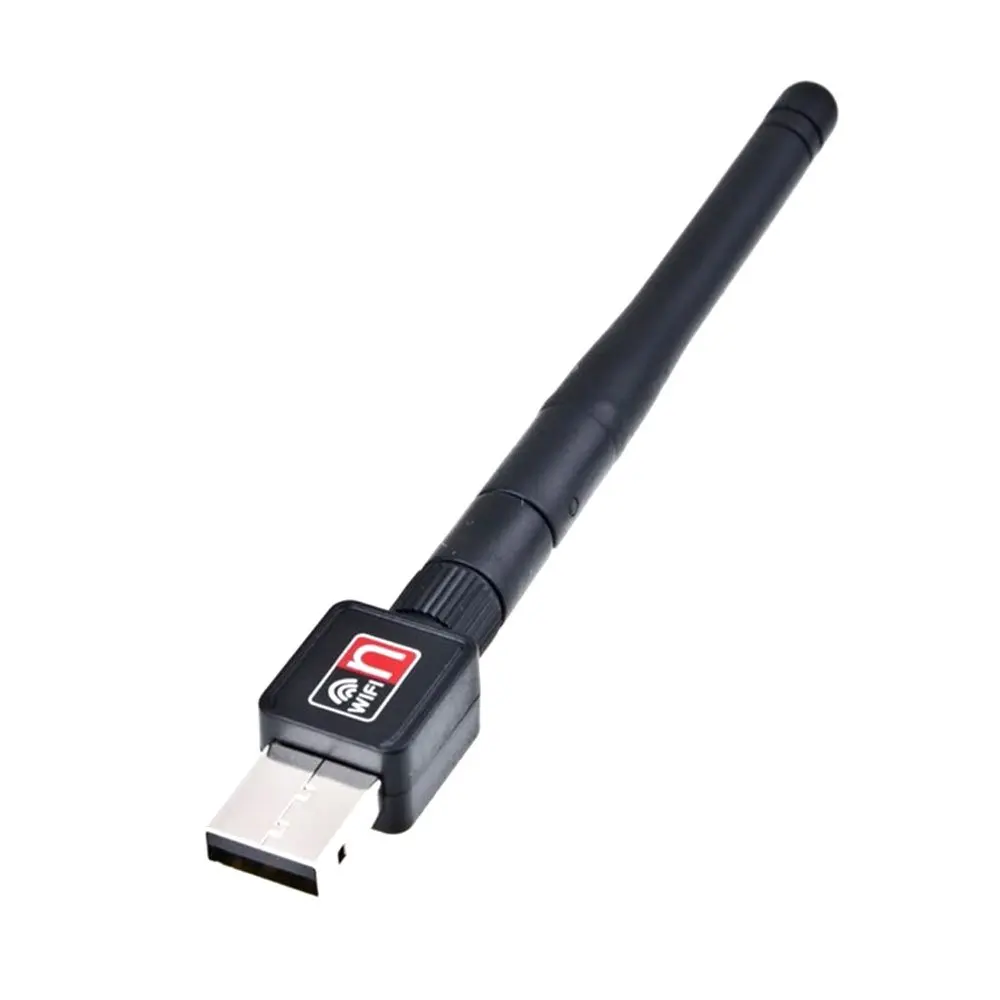 USB WiFi адаптер мини Сетевая карта 150 Мбит/с 2dBi Wi-Fi адаптер ПК Wi Fi антенна WiFi ключ 2,4G USB Ethernet WiFi приемник