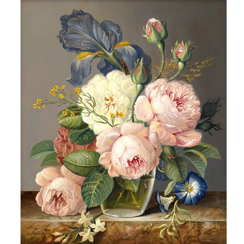 DIY 5D Full Square Diamond Embroidery Pretty Peony flowers Painting Cross Stitch Kits Gifts Mosaic Home Decor | Дом и сад