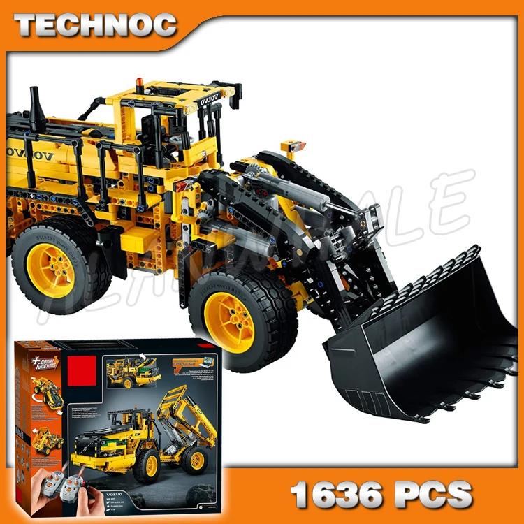 

1636pcs Techinic Series Remote Controlled L350F Wheel Loader 20006 DIY Model Building Kit Blocks Gifts Toys Compatible with Lego