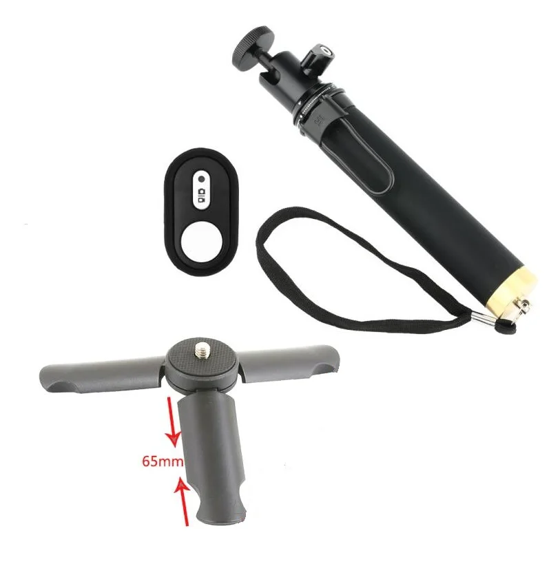 

Clownfish For xiaoyi Bluetooth Remote Control monopod tripod Handheld Selfie Stick for Xiaomi YI/2 4k action Camera accessories