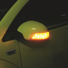 Newest 2 Pieces 13 LED Door Lamp Turn Signals Lamps DC12V Cornering Lamp Car Decorative Light