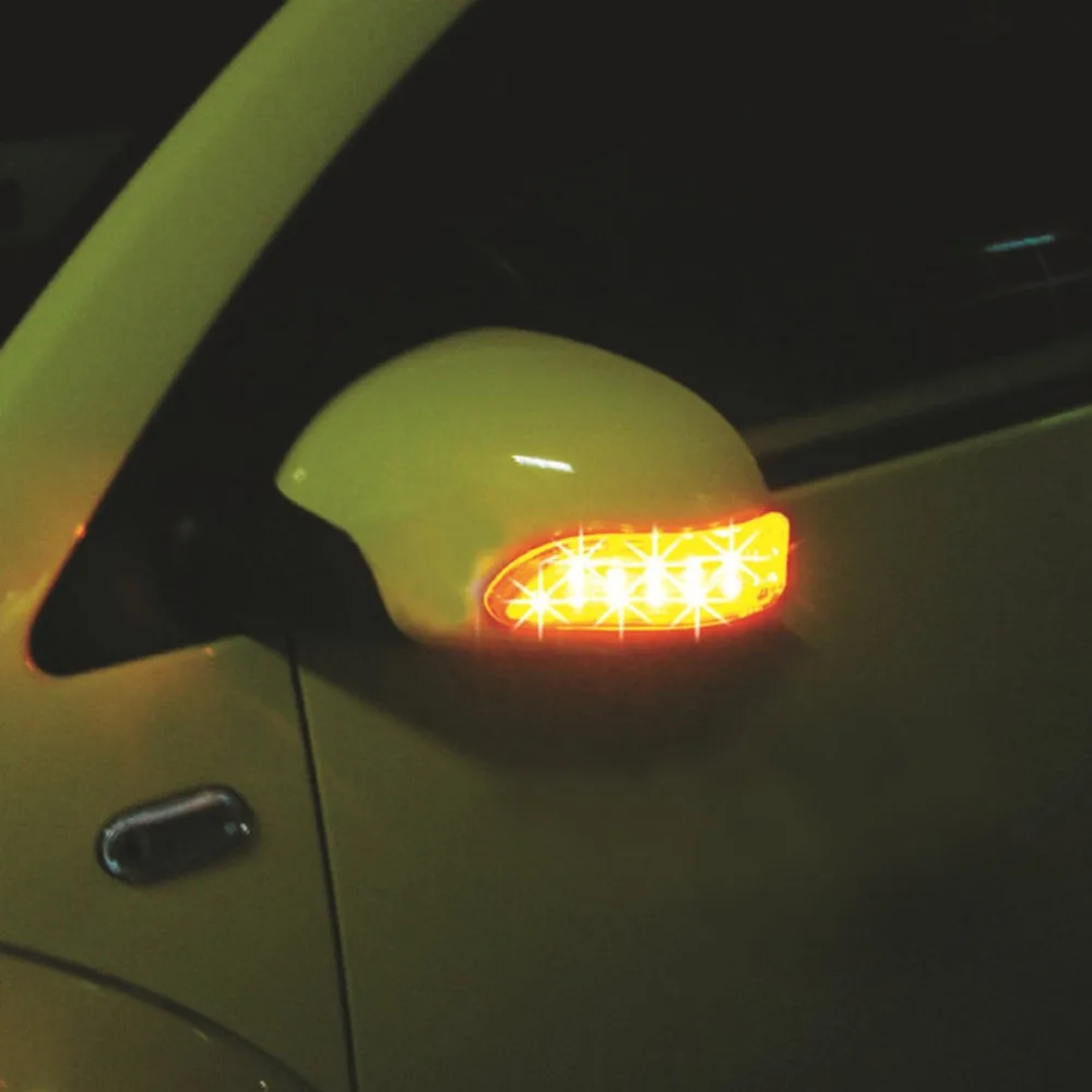 Newest 2 Pieces 13 LED Door Lamp Turn Signals Lamps DC12V Cornering Lamp font b Car