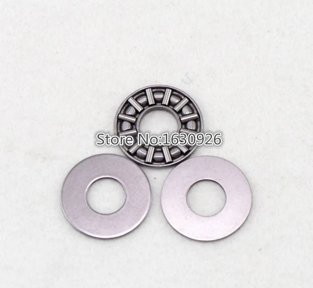 2 pcs AXK0619 6x19 Needle Roller Thrust Bearing complete with 2 AS washers