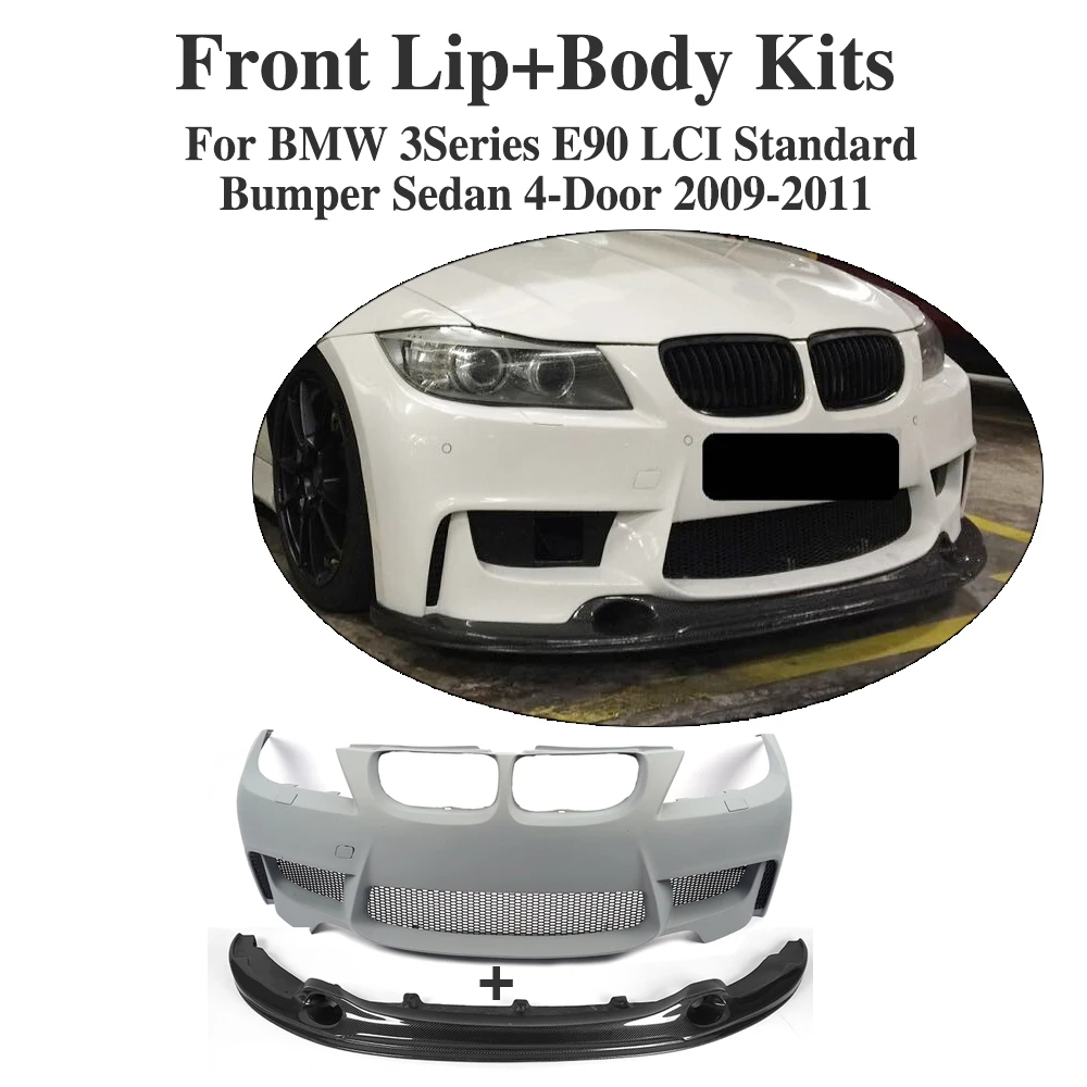 PU Unpainted Primer Auto Car Body Kit Front Bumper for BMW 3Series E90