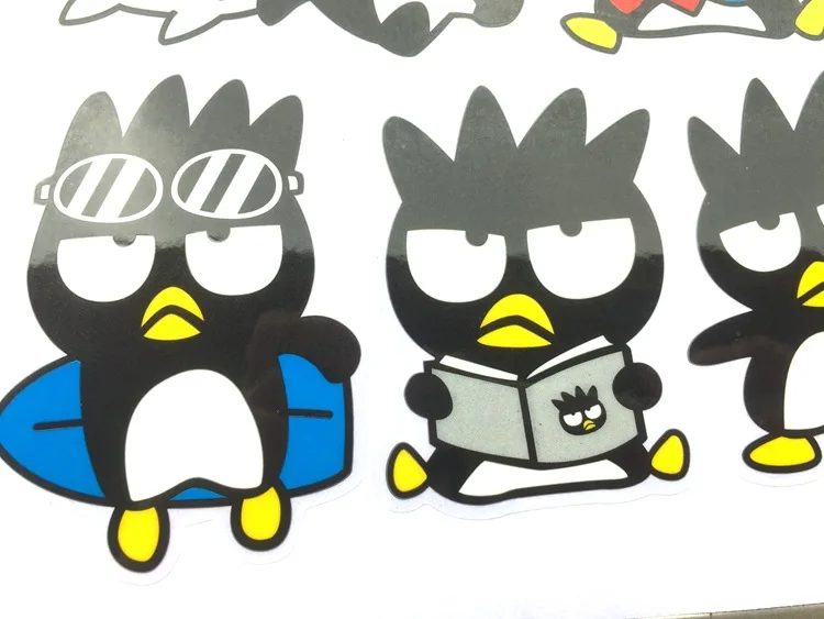 100 листов/партия Sanrio XO BAD BADTZ MARU наклейки naklejki водостойкие pusheen Программирование