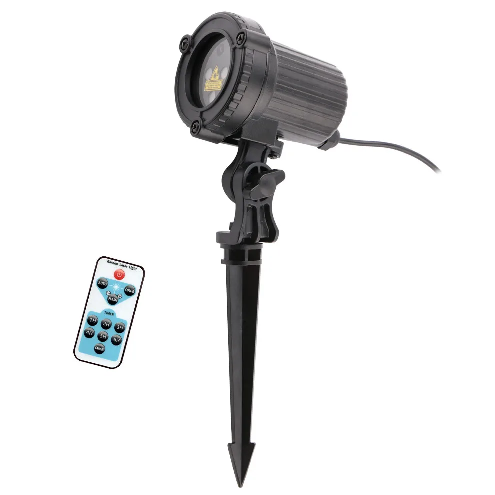 ALIEN RGB Remote Static Star Dots láser proyector Luz Jardín exterior impermeable Navidad árbol Navidad vacaciones ducha iluminación - 2
