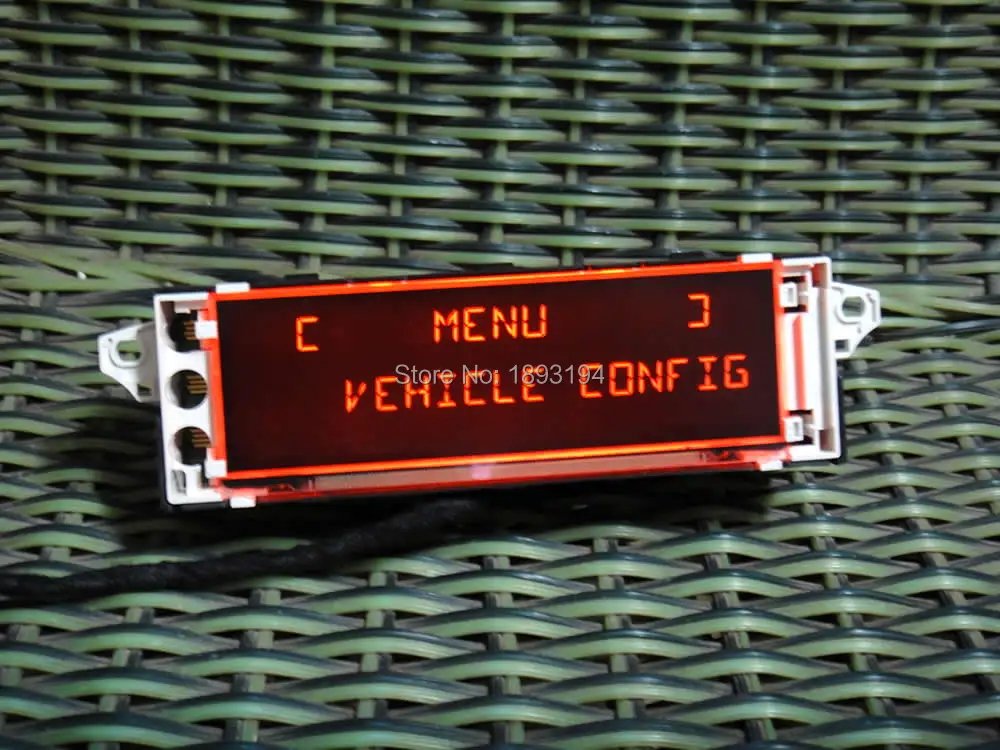 Демонтаж автомобиля внешний вид поддержка USB и aux Красный дисплей для Peugeot 307 408