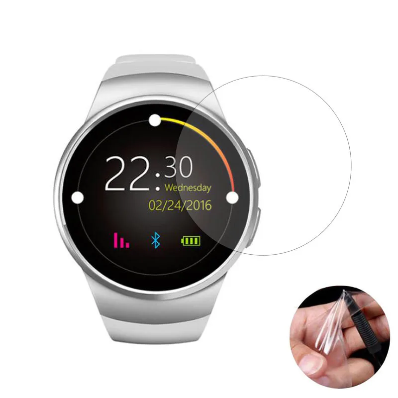 

3pcs Soft Ultra Clear Protective Film Guard Protection For KW18 Smart Watch Smartwatch Display Screen Protector Cover(Not Glass)