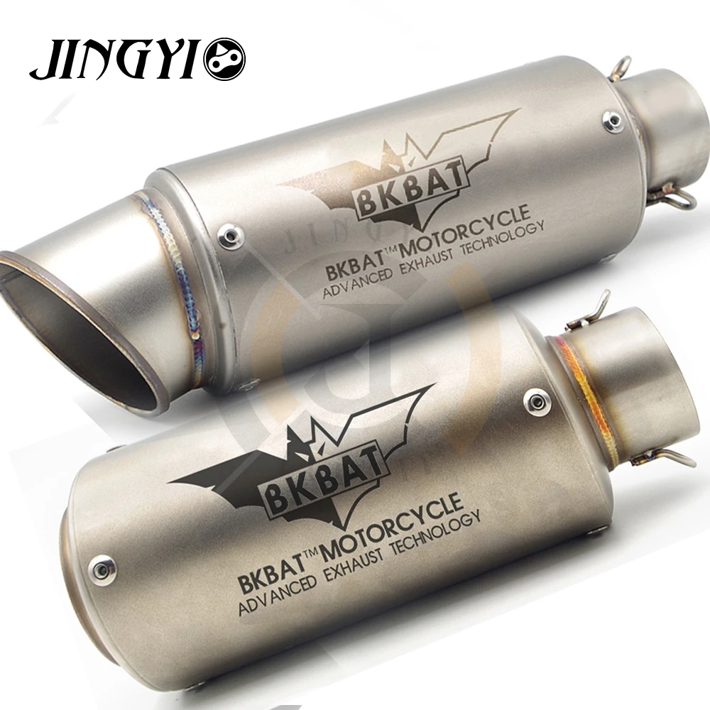 Akrapovic de Escape de la motocicleta de Escape de tubería para Pitbike silenciador BKBAT avanzada tecnología modificado escapar Moto con láser logotipo de la marca