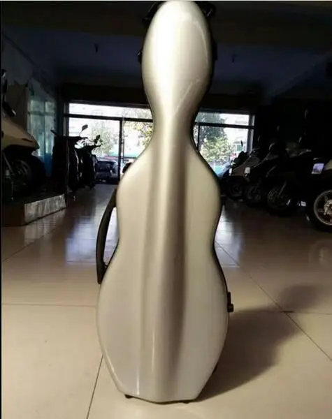 

New violin case style silver glass fiber material