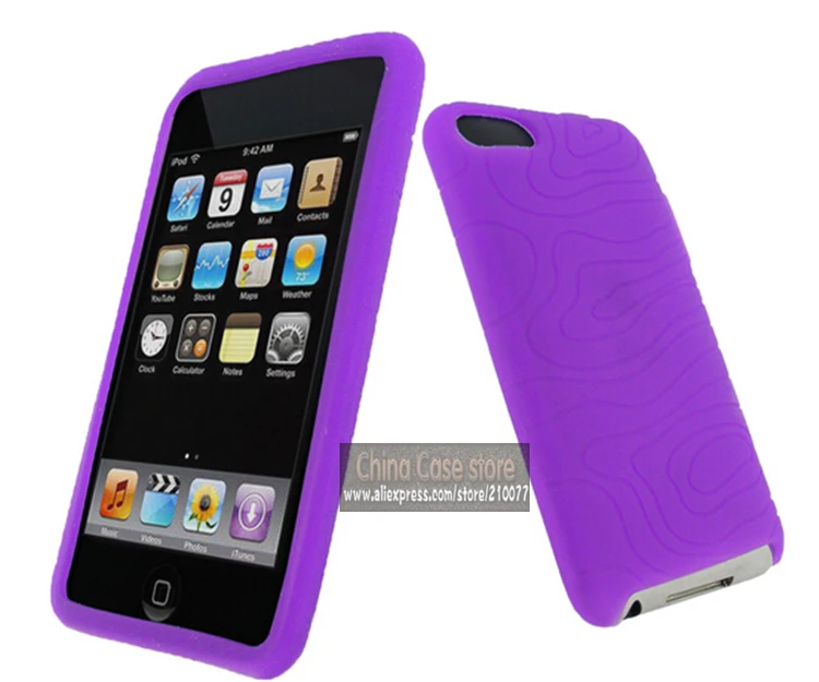 For Ipod Touch 2 3 2nd 3rd Gen Purple Soft Silicone Case Cover Protector Itouch Skin Cover Case Cover Cover Protectorcover Covers Aliexpress