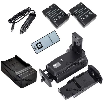 

Vertical Shutter Battery Handle Hand Grip For Nikon D3400 Camera as MB-D3400+AA Battery Holder+IR Remote+2 x EN-EL14+Car Charger