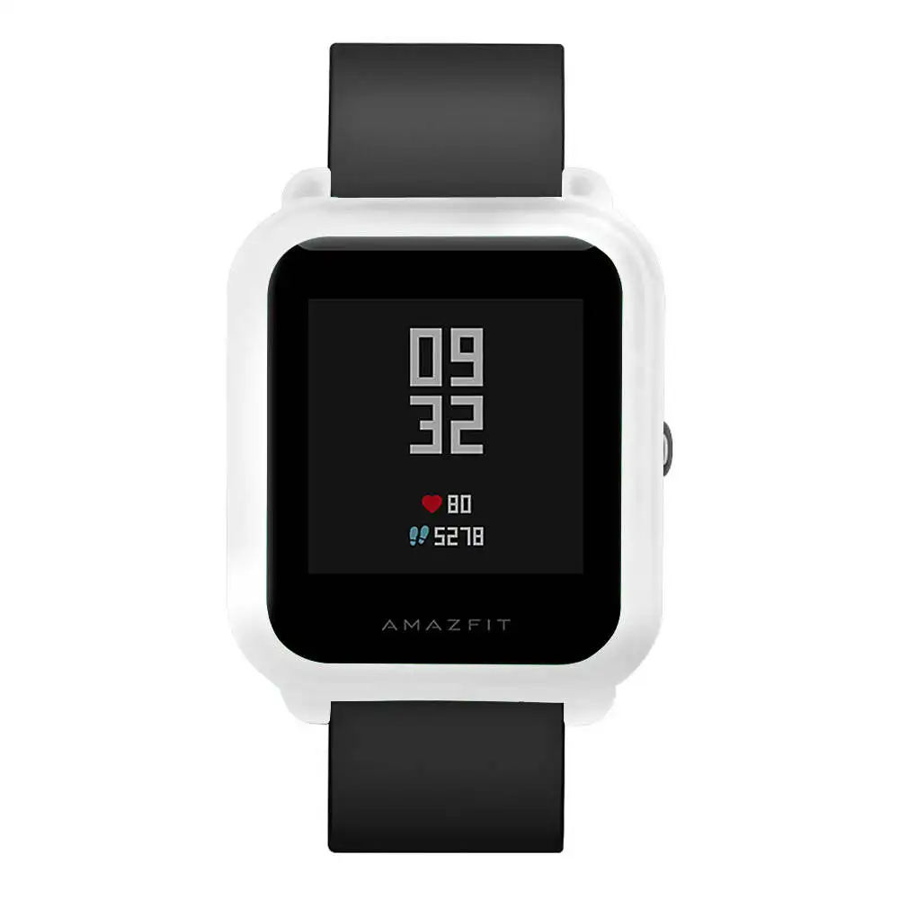 Мягкий защитный силиконовый чехол из ТПУ для Huami Amazfit Bip Youth Watch SmartWatch Watachband аксессуары для спортивных товаров - Цвет: 9