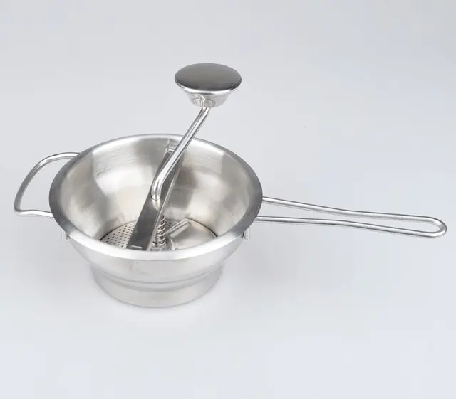 Small size stainless steel food grinder puree pure mashed potatoes rice cereal grinding machine