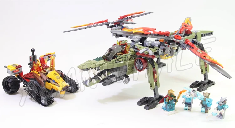 863 шт. K Crominus Rescue Golden Lion 10358 Набор фигурок для сборки блоков наборы Amaz Movie Toys