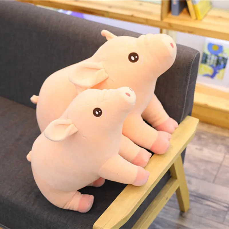 MIAOOWA 1PC 25/45CM Lovely Simluation Pig Plush Doll Cute Animal Pig Toy Soft Pillow Kids Doll Toy Birthday Gifts For Children