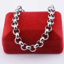 8 мм тяжелые толстые 7 дюймов-11 дюймов мужские и женские браслеты из нержавеющей стали Femme Link Rolo цепи хип-хоп
