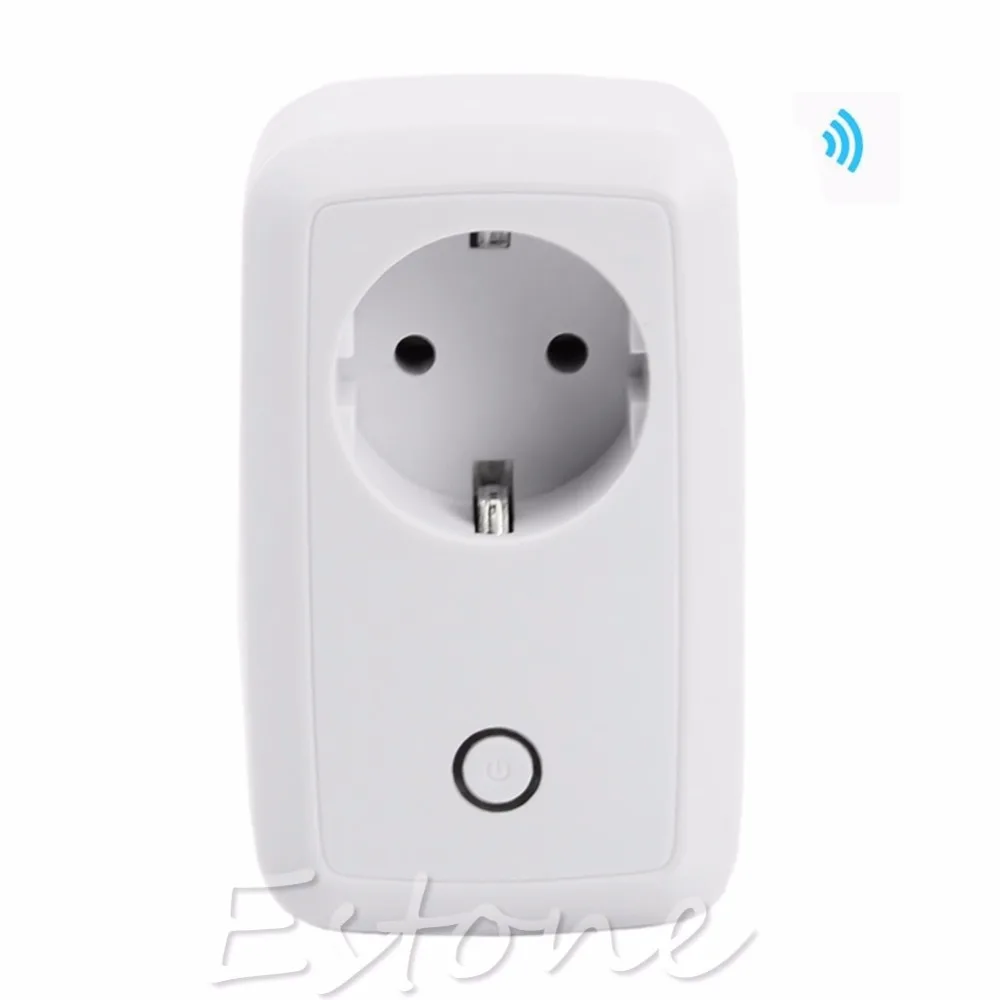 

EU Plug Wifi Cell Phone Wireless Remote Control Switch Timer Smart Power Socket