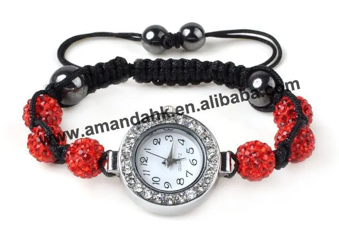 500 шт./лот ювелирные изделия Shamballa оптовая продажа наручные часы браслет из