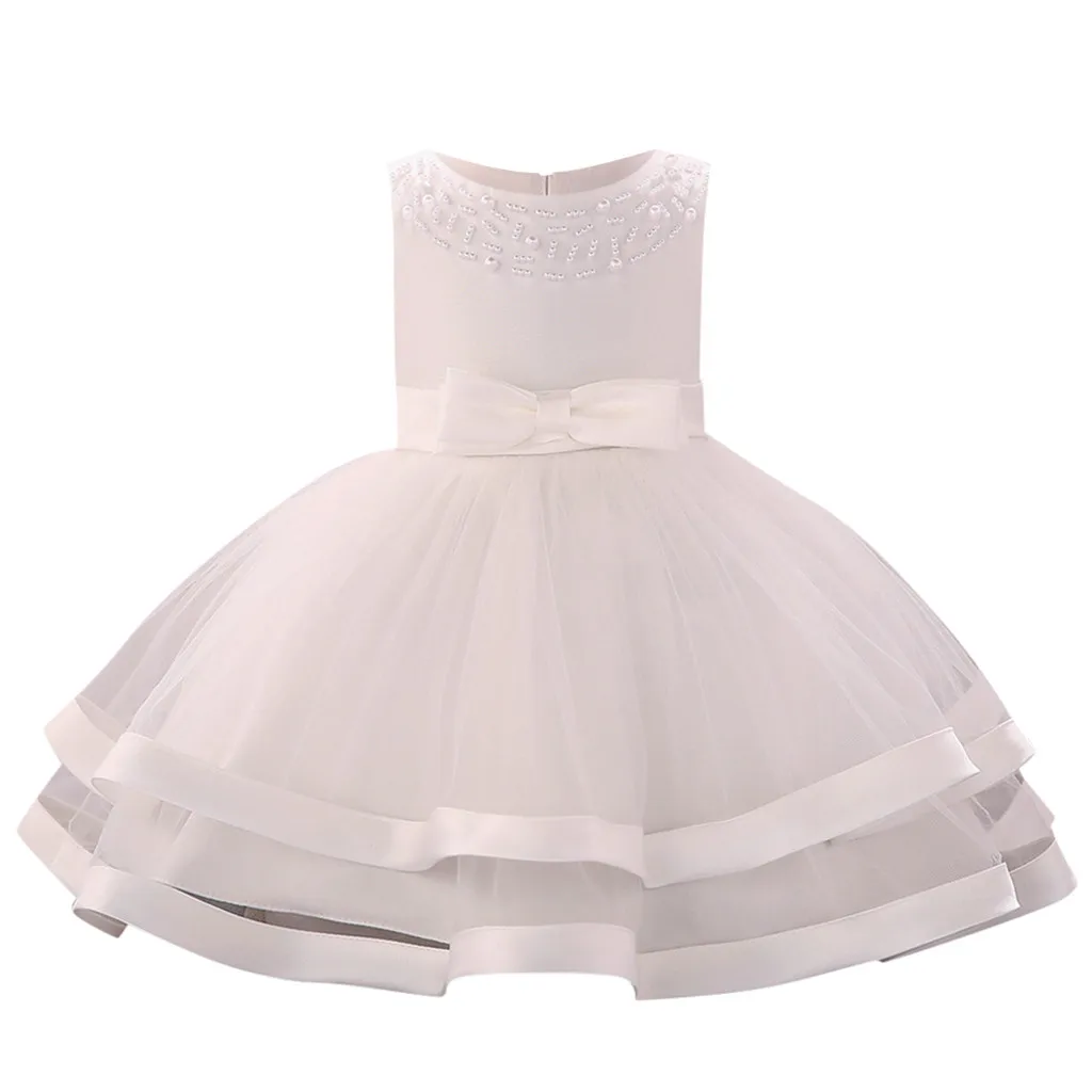 Платье принцессы с цветочным рисунком для маленьких девочек; платье подружки невесты для торжеств; платье для дня рождения; свадебное платье