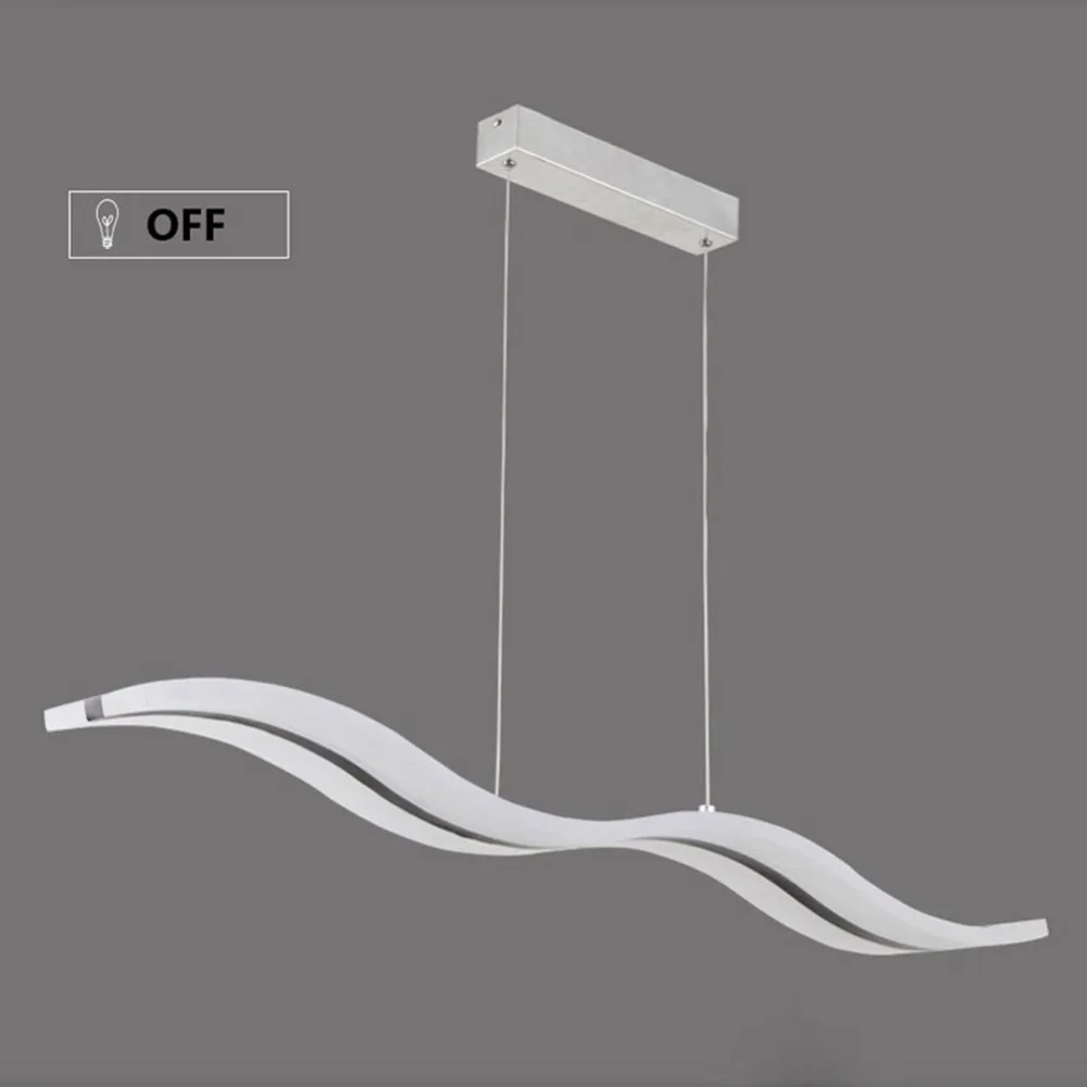 Moderna colgante luces para comedor habitación sala de estar cocina de restaurante luces AC85-260V luminaria lámparas colgantes L98CM - 6